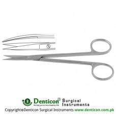 Sanvenero Dissecting Scissor Curved Stainless Steel, 14 cm - 5 1/2"